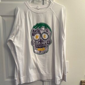 Next Level White Sweatshirt